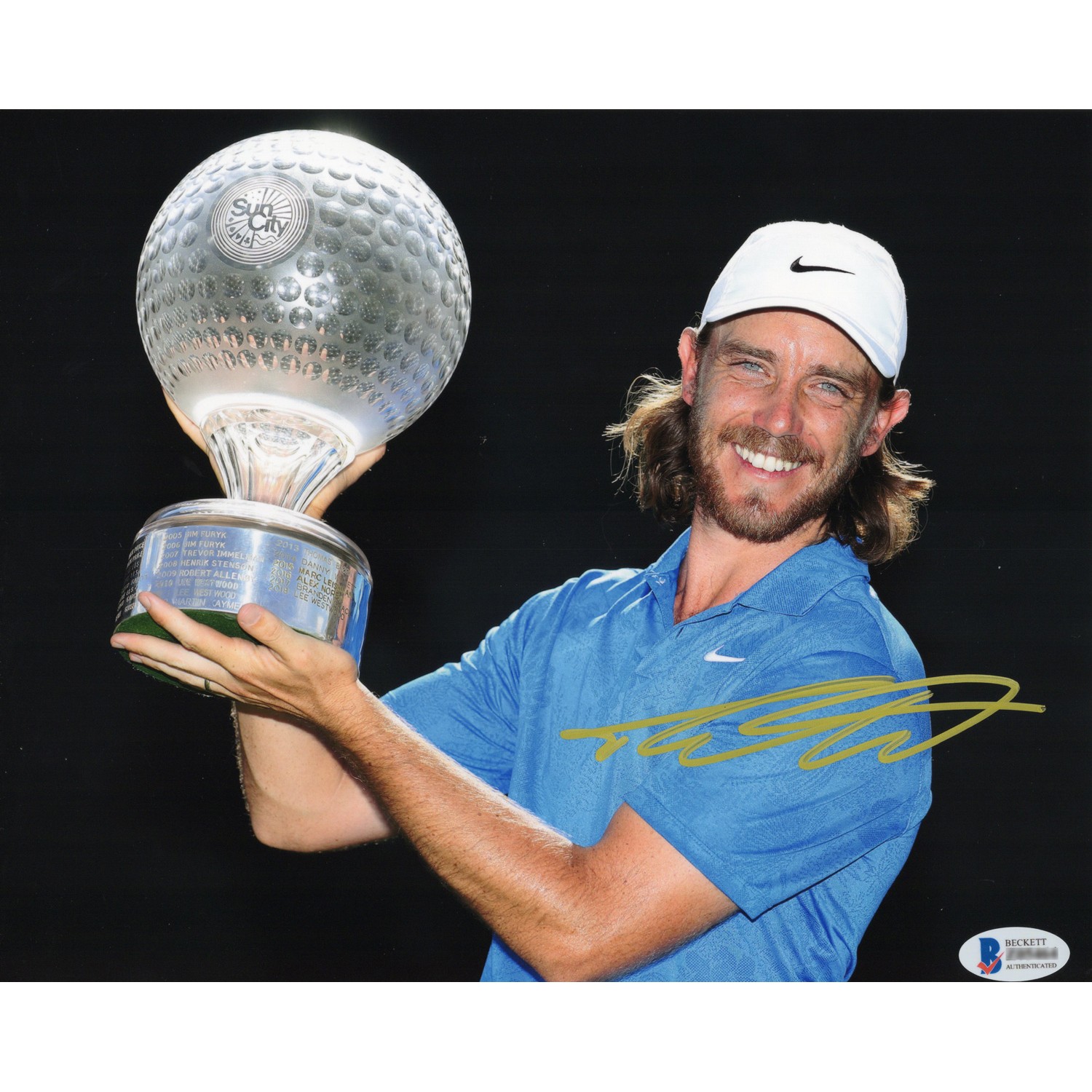 Tommy Fleetwood トミー・フリートウッド 直筆サイン入り写真BECKETT認証